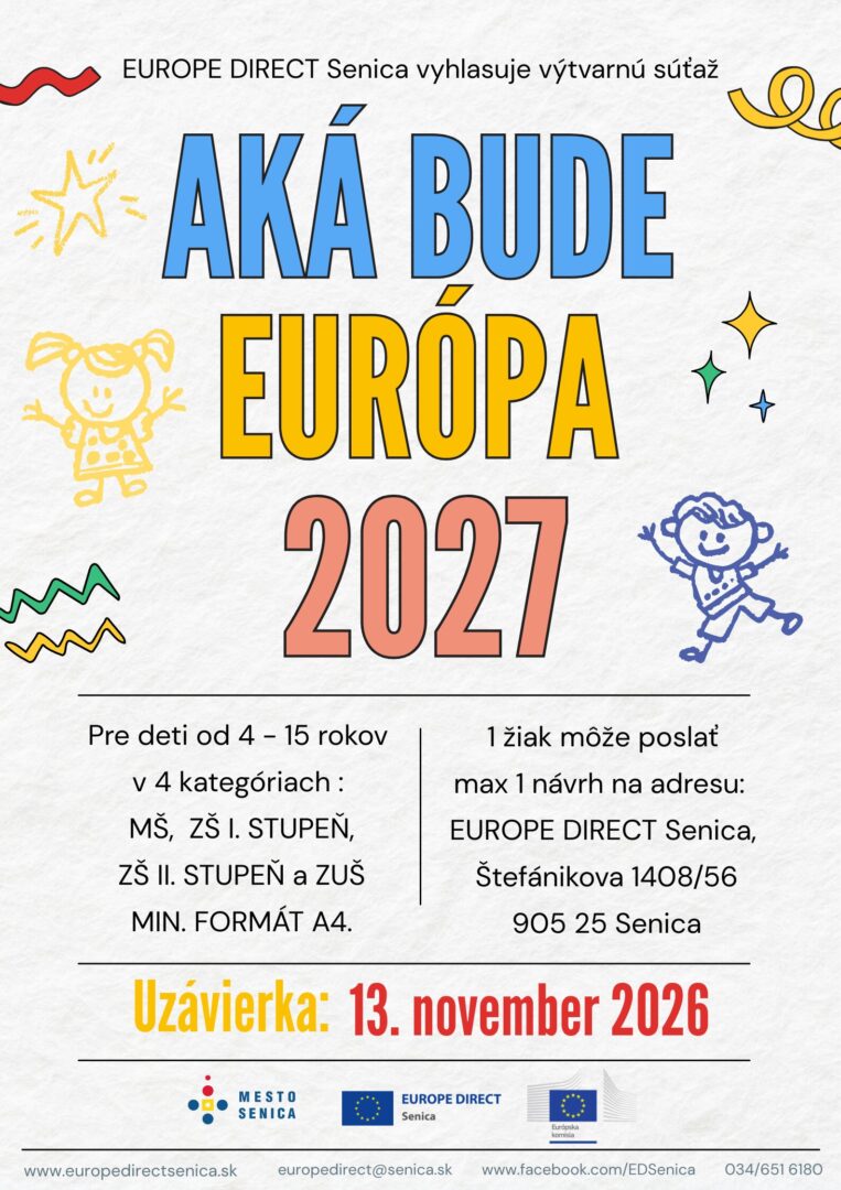 Aká bude Európa – plagát